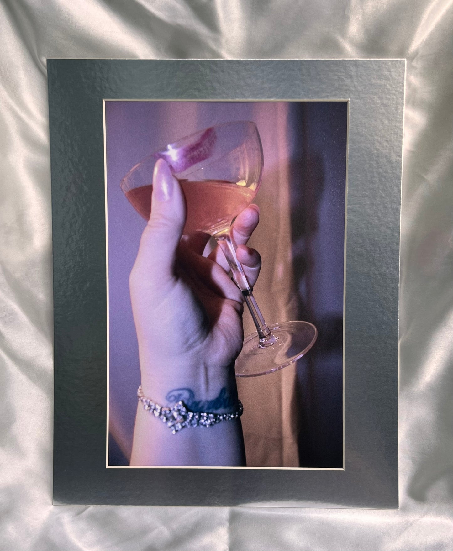 lipstick on the glass